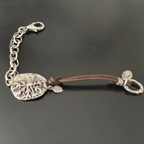 Tree of Life “Walk Boldly, Grow Wise” Bracelet, 7”, like new - Picture 2 of 9